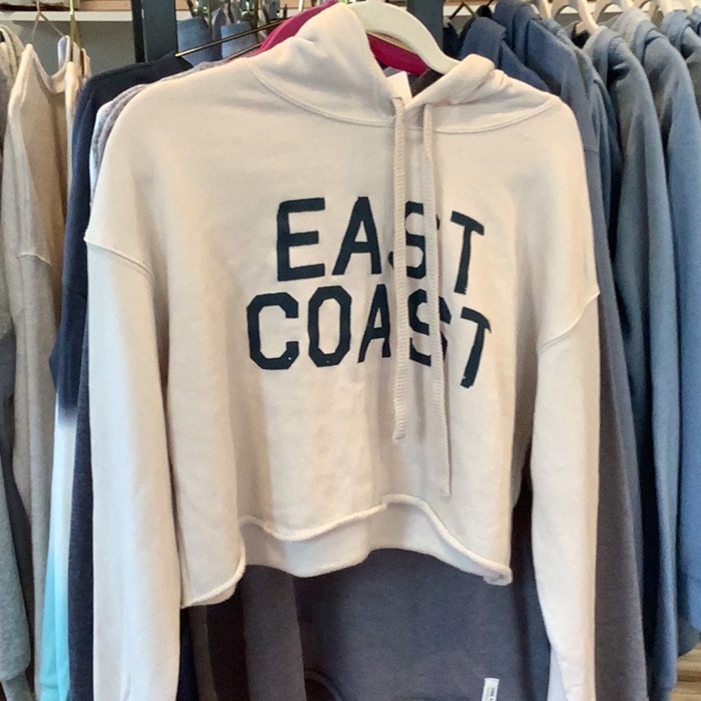 East coast cropped hoodie